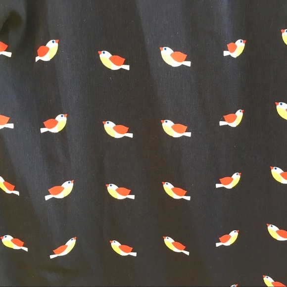 Francesca's Aina Be Cute Little Birds Polka Tunic Midi Dress Small - Picture 4 of 7